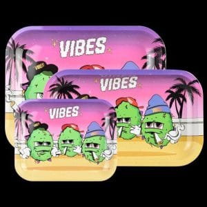 Vibes Metal Rolling Tray | Best Buds