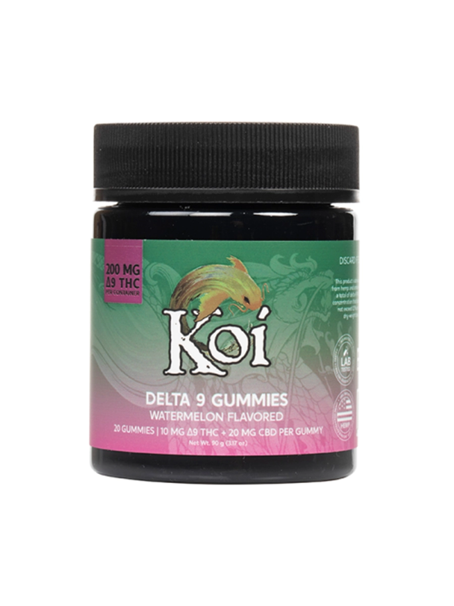 Watermelon Koi Delta 9 THC Gummies 200mg
