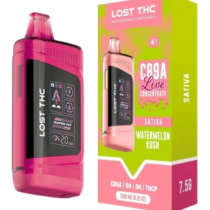 Watermelon Kush Lost THC CB9A Live Concentrate V2 Disposable 7.5G
