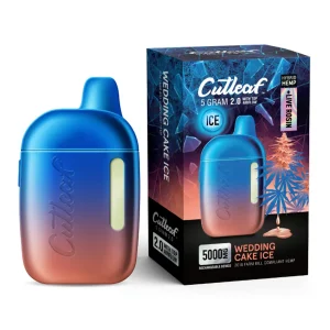 Wedding Cake Ice Cutleaf Live Rosin Disposable Vape 5G