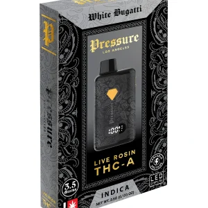 White Bugatti Pressure Live Rosin THC-A Disposable 3.5G