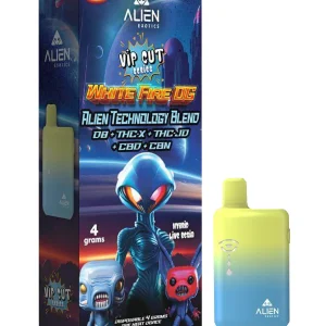 White Fire OG Alien Exotics Live Resin Blend Disposables 4G