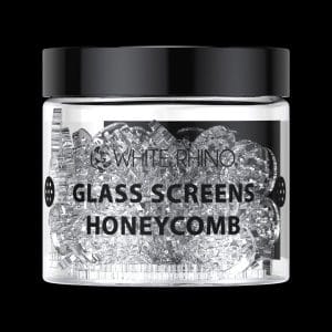 White Rhino Glass Screen Honeycomb - 100ct Tub