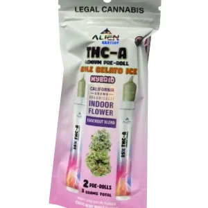 Apple Gelato Ice Alien Exotics Premium THC-A Knockout Blend Pre-Roll 2ct