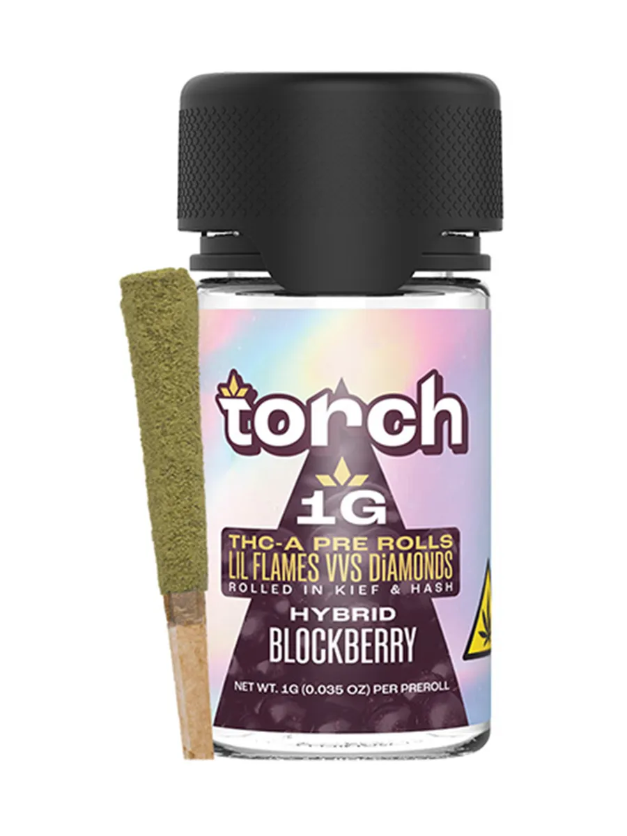 Blockberry Torch THC-A Lil Flames VVS Diamond Pre-Rolls 4G