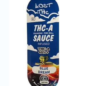 Blue Dream Lost THC THCA Sauce Infused Pre-Roll 1 x 2G