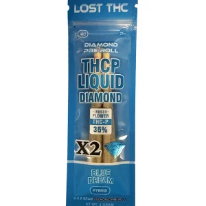 Blue Dream Lost THC THCP Liquid Diamond Pre-Rolls 2x2G