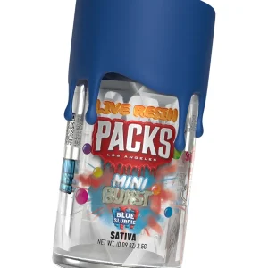 Blue Slurpie Packs Mini Hash Rosin Burst THC-A Pre Rolls 2.5G
