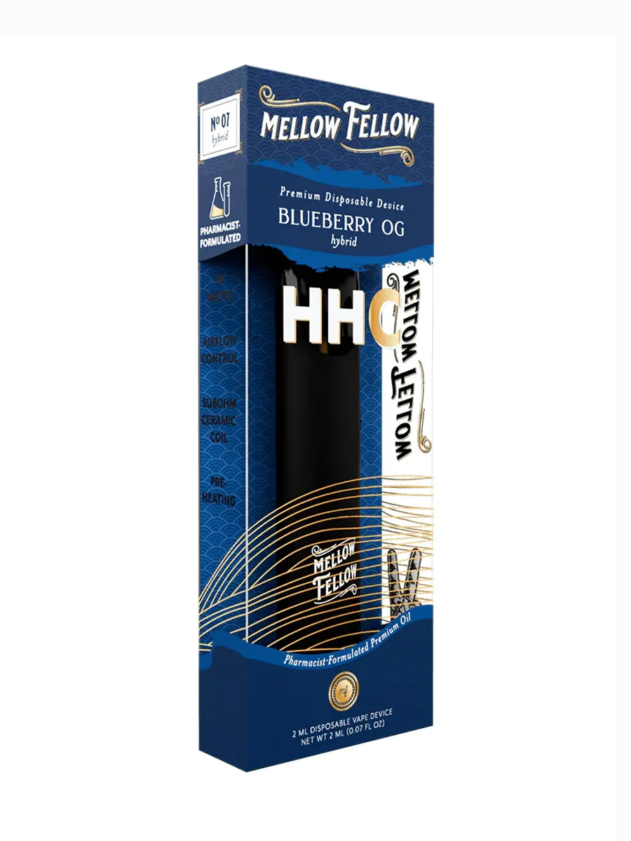 Blueberry OG Mellow Fellow Classic HHC Vape Disposable 2ml