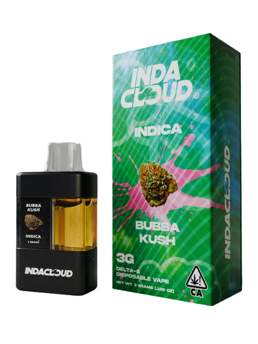 Bubba Kush IndaCloud Delta 8 Disposable 3G