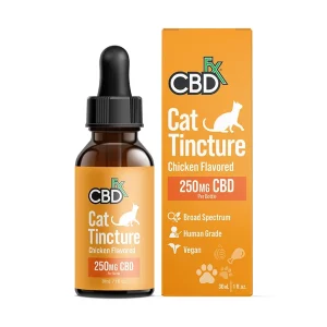 CBDfx Cat Tincture 250mg Chicken Flavored
