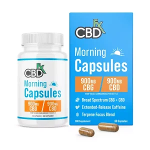 CBDfx Morning Capsules 900mg CBD