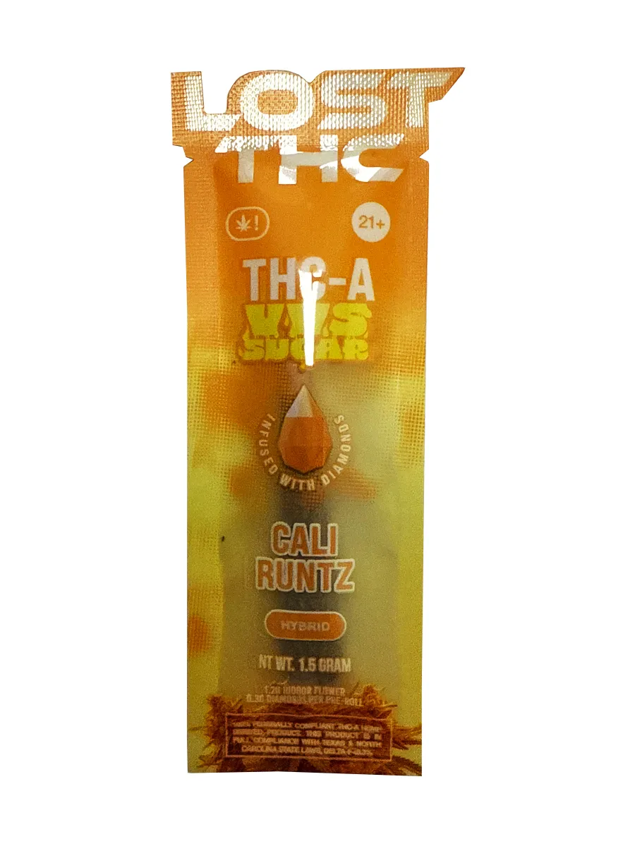 Cali Runtz Lost THC THC-A VVS Sugar Diamond Infused Pre-Roll 1ct 1.5G