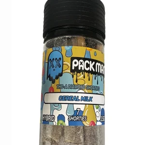 Cereal Milk Pack Man THCA Dimond Shorties Pre-Rolls 7ct 3.5G