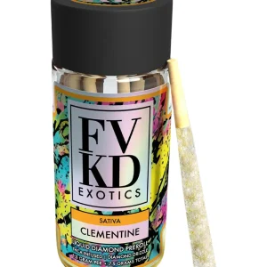 Clementine FVKD Liquid Diamond Pre Rolls 7.5G 5ct