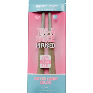 Cotton Candy Zelato Lost THC THC-A Sauce Infused Pre-Roll 2ct 2g