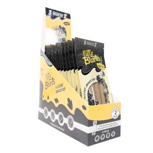 Fill-A Blunts Pre-Rolled Blunt Tubes with Glass Tips - Display Box [15 Packs per Box - 3 Tubes per Pack]