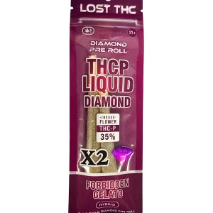 Forbidden Gelato Lost THC THCP Liquid Diamond Pre-Rolls 2x2G