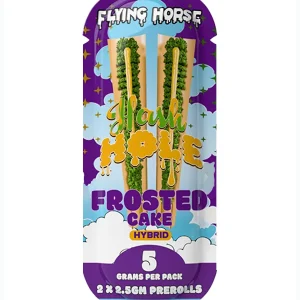 Frosted Cake Flying Horse THCA Hash Hole Pre-Rolls 5G
