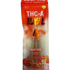 Fruity Pebz Lost THC THC-A VVS Sugar Diamond Infused Pre-Roll 3ct