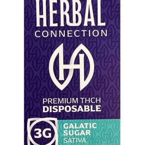 Galactic Sugar Herbal Connection Premium THCH Disposable 3G