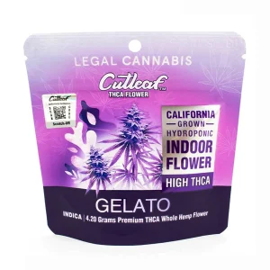 Gelato Cutleaf Premium THC-A Whole Hemp Flower 4.2G