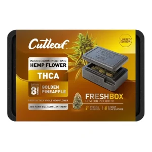 Golden Pineapple Cutleaf THCA Flower 8g + FreshBox