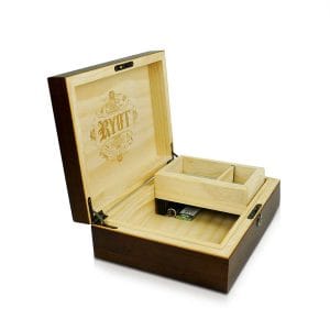 HUMIDOR WALNUT COMBO BOX