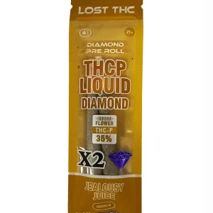Jealousy Juice Lost THC THCP Liquid Diamond Pre-Rolls 2x2G