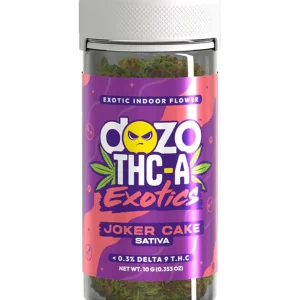 Joker Cake DOZO THC-A Exotics Exotic Indoor Flower 10G