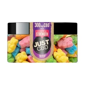 Just CBD Extra Strength Nighttime Melatonin Sleep Sour Bear Gummies 300mg