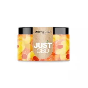 Just CBD Peach Rings Gummies 250mg