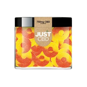 Just CBD Peach Rings Gummies 750mg