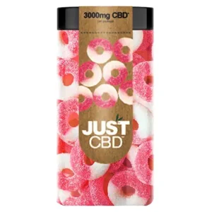 Just CBD Watermelon Rings Gummies 3000mg