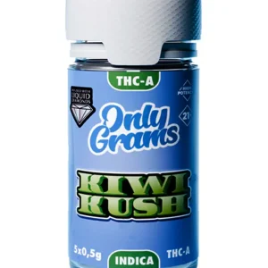 Kiwi Kush Only Grams THCA Multipack Pre-Roll 5x0.5G