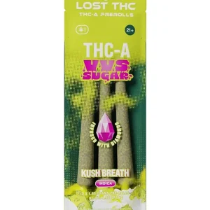 Kush Breath Lost THC THC-A VVS Sugar Diamond Infused Pre-Roll 3ct