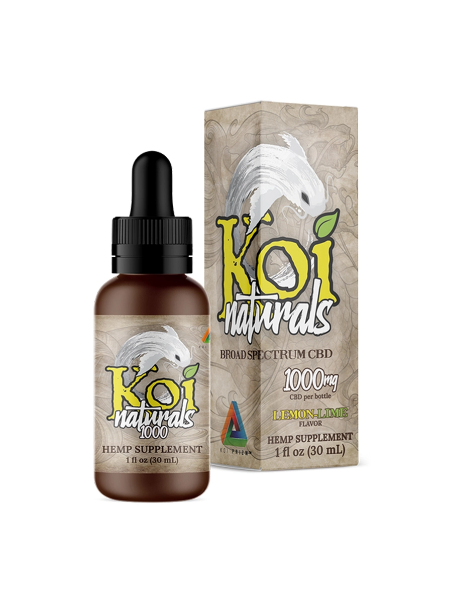 Lemon Lime Koi Naturals CBD Oil Tincture 30ml