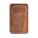 Marley Natural Black Walnut Small Rolling Tray