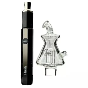 Metallic Black Cloud V Flash Premium Vaporizer
