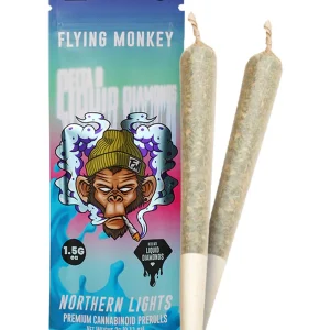 Nortern Light Flying Monkey Delta 8 Liquid Diamonds Pre Rolls 3G