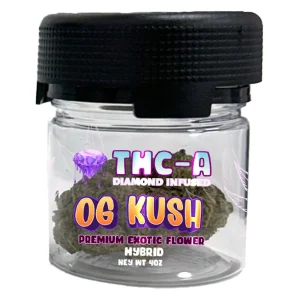 OG Kush Alien Exotics THCA Diamond Infused Premium Exotic Flower 3.5G