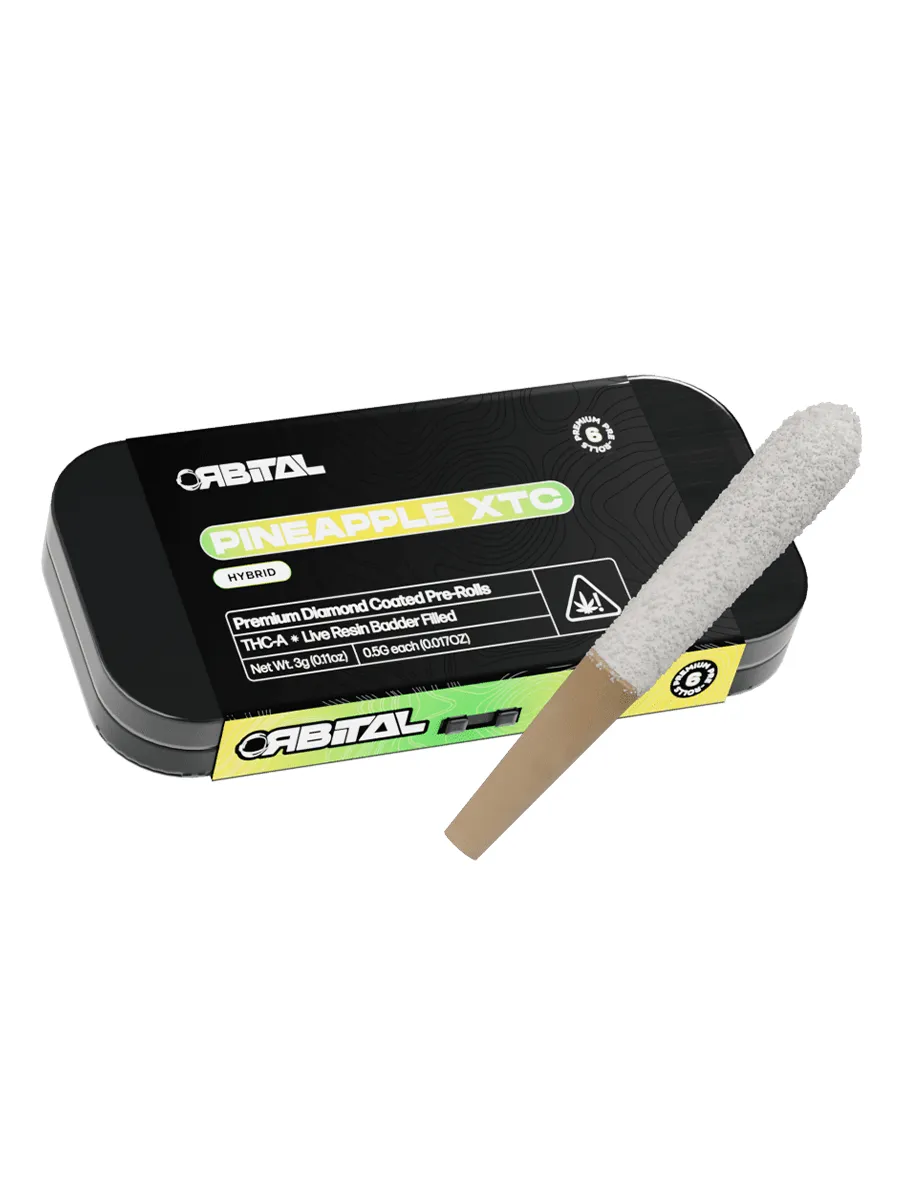 Pineapple XTC Orbital By Galaxy Treats THCA Pre-Rolls 6ct