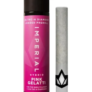 Pink Gelatti Imperial THCA Diamond Loaded Pre-Roll 2G