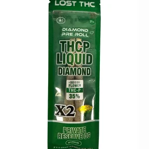Private Reserve OG Lost THC THCP Liquid Diamond Pre-Rolls 2x2G
