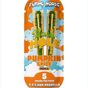 Pumpkin Spice Flying Horse THCA Hash Hole Pre-Rolls 5G