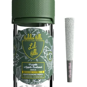 Purple Apple Custard Hidden Hills Lil Hills VVS Liquid Diamond Pre Rolls 3.5G