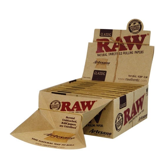RAW "Artesano" Papers + Tips - Kingsize Slim / Box of 15
