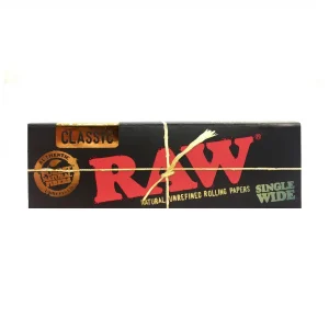 RAW Black Single Wide Double Feed Rolling Papers