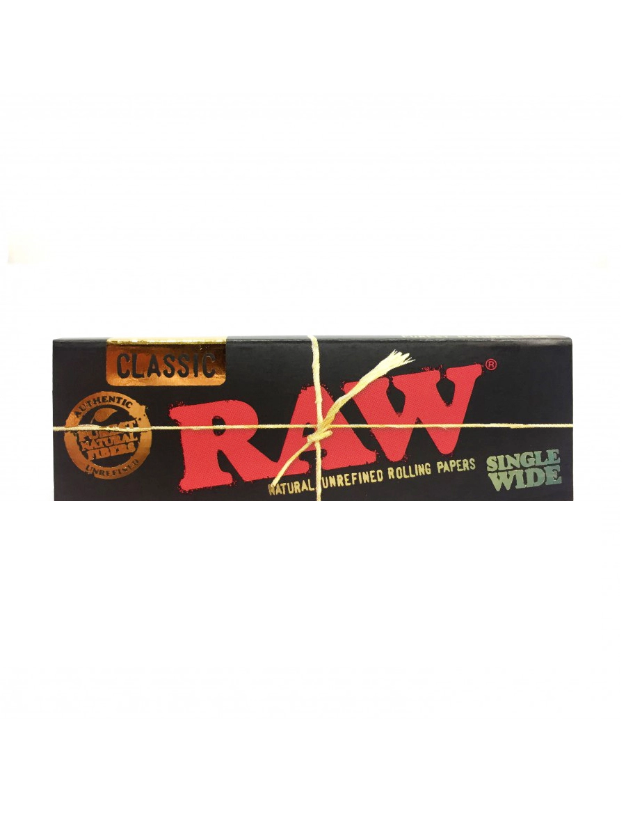 RAW Black Single Wide Double Feed Rolling Papers