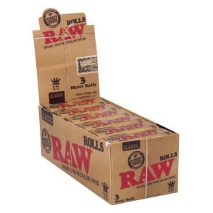 RAW Classic King Size Rolls With 30 Tips